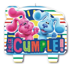 Vela Para Decoracion De Torta Con Motivo Las Pistas De Blue