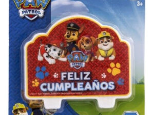 Vela Para Decoración De Torta Con Motivo Paw Patrol 2 D
