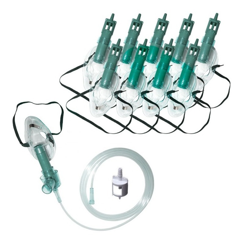 Pack 10 Uds Mascarilla Oxigeno Con Venturi Alto - Bajo Flujo - Imagen 4
