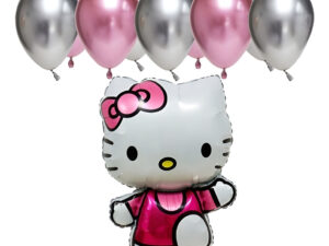 Set Globos Decoración 10 Uds Personajes Hello Kitty