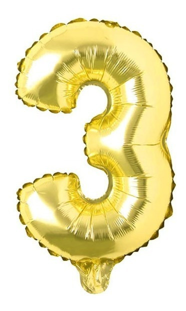 Globo En Forma De Numero - 45 Cm - Imagen 13