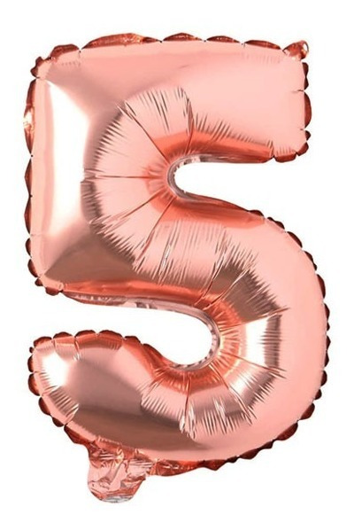 Globo En Forma De Numero - Altura - 45 Cm - Imagen 5