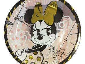 Pack 6 Uds Plato Pequeño Cartón / Minnie Juvenil Retro