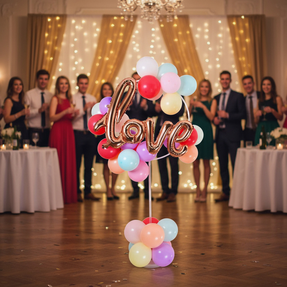 Base Para Globos Soporte Marco Redondo - No Incluye Globos - Imagen 4