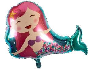 Globos Metálico Silueta Sirena