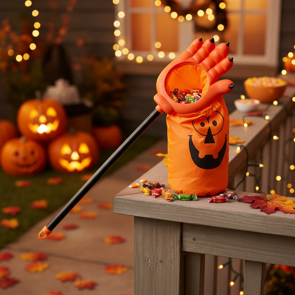 Bolsa Para Dulces Motivo Halloween Con Diseño Mano - Imagen 7