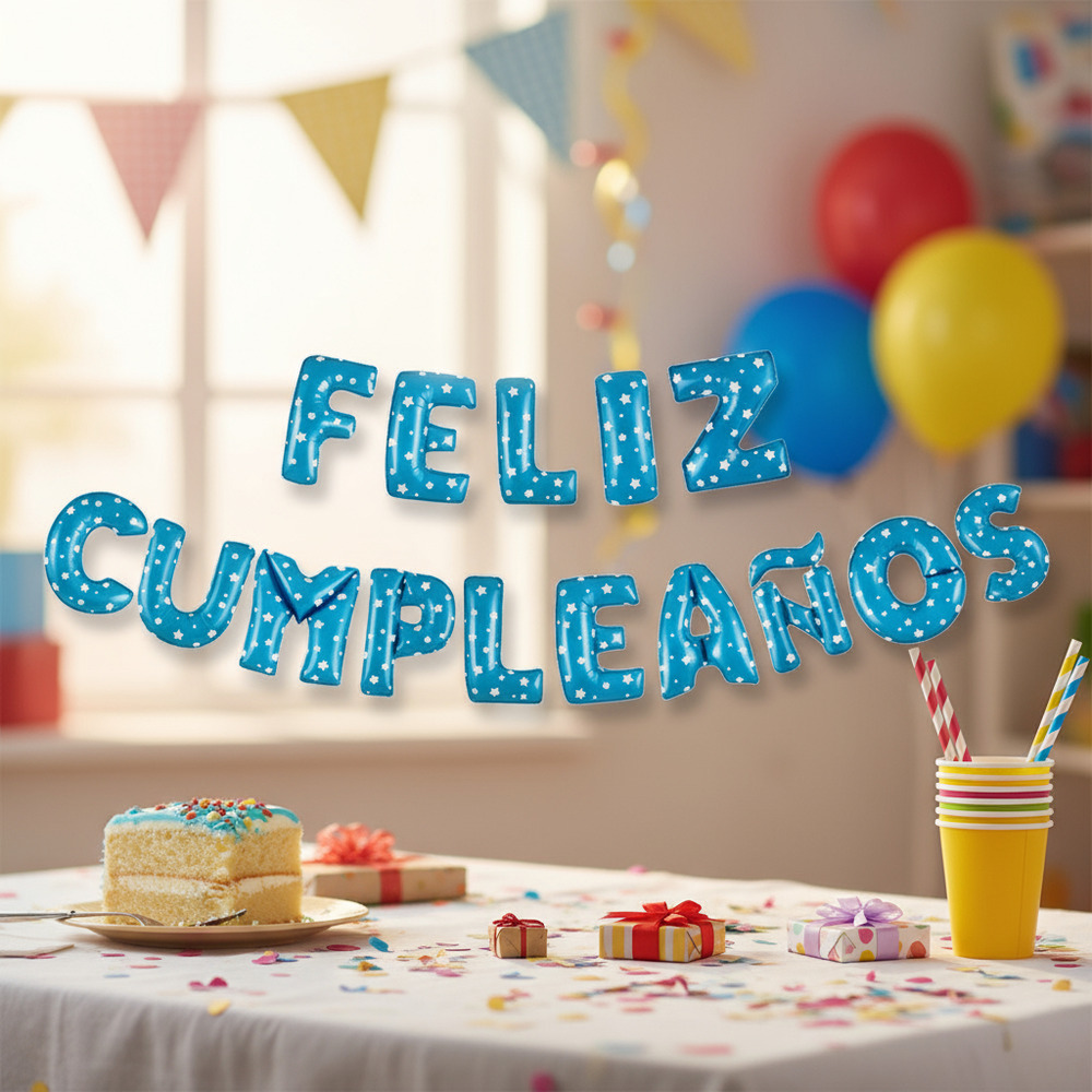 Set De Globos Decoración 15 Uds (feliz Cumpleaños) - Imagen 20