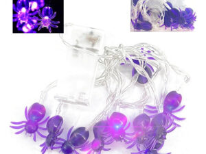 Guirnalda Con Luces 10 Uds Forma Arañas / Halloween