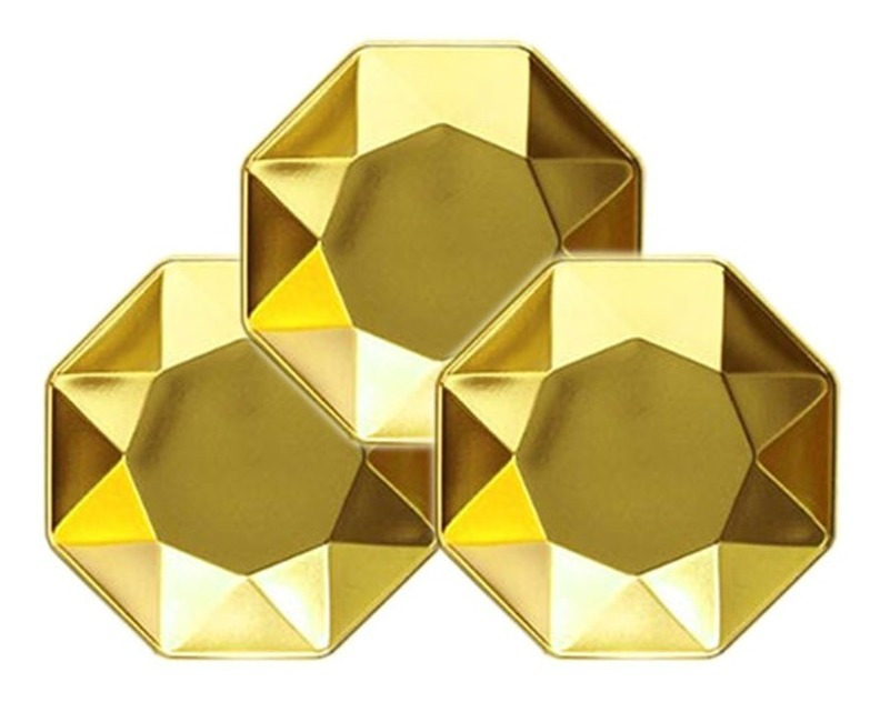 Pack 3 Uds Plato Grande M 25 / Diseño Hexagonal 3 D - Imagen 2