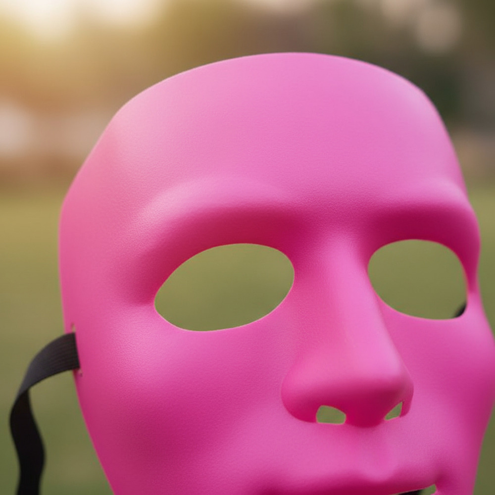 Mascaras Para Tu Disfraz Rostro Unicolor - Imagen 3