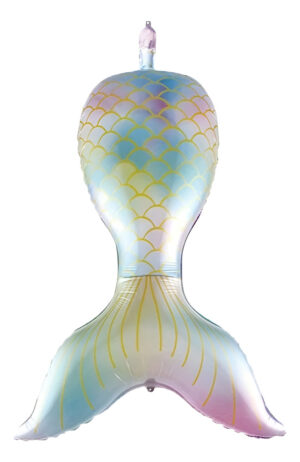 Globo Metálico Silueta Cola Sirena