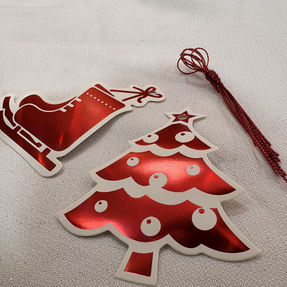 Pack 12 Uds Tarjetas Para Regalo Motivo Navidad - Imagen 11