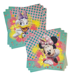 Servilletas De Papel Decoración Motivo ( Minnie Y Daisy )