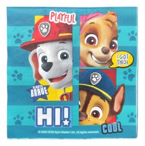 Servilletas De Papel Decoración Motivo ( Paw Patrol )