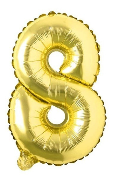 Globo En Forma De Numero - 45 Cm - Imagen 18