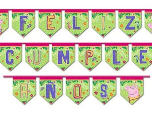 Guirnalda Para Decoración Fiesta Motivo Peppa