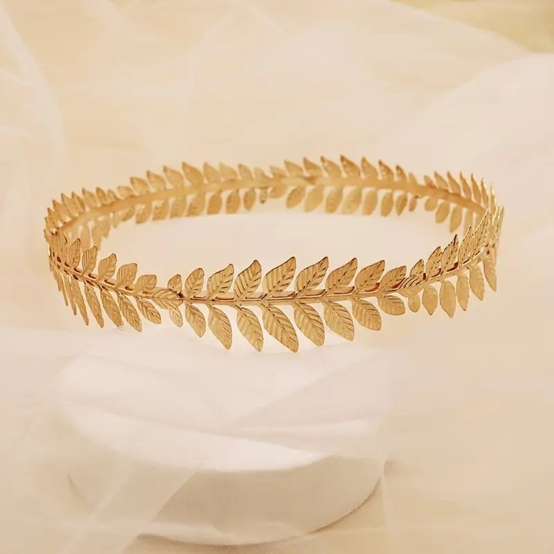 Corona Tiara Laurel / Decoración Fiesta / Cotillón - Imagen 2