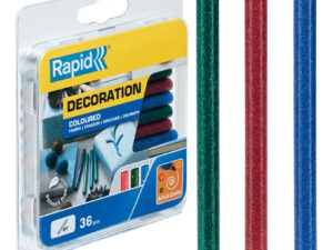 Pack 36 Barras De Silicona / Adhesivo Purpurina / 7mm