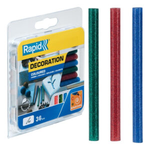 Pack 36 Barras De Silicona / Adhesivo Purpurina / 7mm