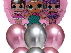 Set De Globos Decoración 7 Uds Personajes Lol Surprise