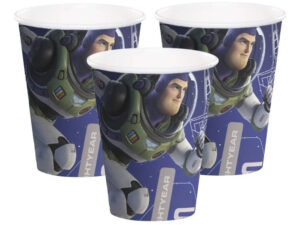 Pack 6 Uds Vaso De Cartón Con Diseño Toy Story Lightyear