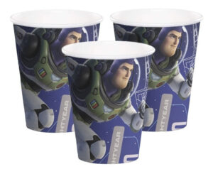 Pack 6 Uds Vaso De Cartón Con Diseño Toy Story Lightyear