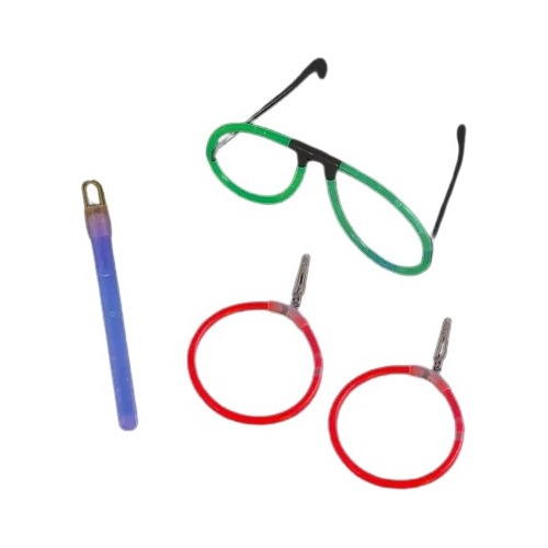 Pack Lente - Pendientes - Péndulo / Cotillón Fiesta / Flúor - Imagen 2