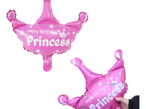 Globo Metalizado Mini Corona Happy Birthday